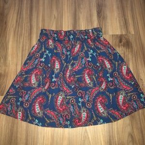 NWT Francesca’s Paisley Skirt Size Small